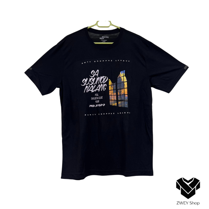 Men’s Black Graphic T-Shirt – “Sa Susunod Na Lang” PDL Skusta Clee Yupi Design | Streetwear Cotton Tee
