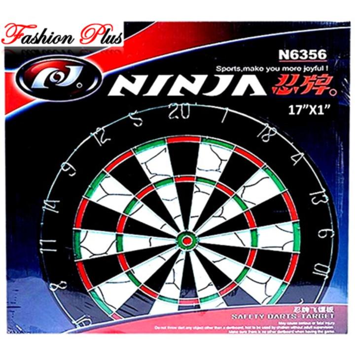 Ninja Dubble side Dart Board Game N6353 (17"inch)