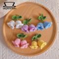 Hand-woven Pendants 2 Pcs Flores Convallariae Knitted Contrast Color Soft Fabric Diy Material Shoulder Bag Schoolbag Decor Car Interior Pendant Meaningful Gift Pendants. 