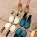 Cross-border rain boots women's short water boots fashion water shoes with velvet warm low-top adult rain boots women's work waterproof rubber shoes. 