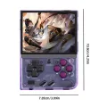 For Miyoo Mini Plus V3 Retro Handheld Game Console Linux System 3.5Inch IPS Screen Game Player Rechargeable WiFi Support 3000mAh. 