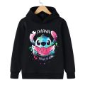 Funny Anime Disney Stitch Hoodie Children Cartoon Clothes Kid Girl Boy Lilo and Stitch Sweatshirt Manga Hoody Baby Casual Top.