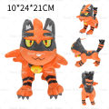 Pokemon Evolution Plush Hisuian Growlithe Arcanine Growlithe Raichu Pikachu Incineroar Torracat Litten Stuffed Toys for Girls.