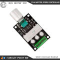 DC Motor Speed Controller or DC Fan PWM Adjustable Variable Speed Controller Module 6V 12V 24V 28V 3A 80W PWM Volt Regulator Switch Tool..