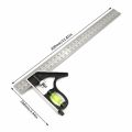 300mm Adjustable Engineers Try Square Angle Ruler Angle Square Combination Square Rule. 