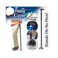 Magic Folding Trusty Cane Support Adjustable Walking Stick with LED Flash Light.