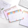 Daily schedules Weekly planner Tasks To-do Top priorities Binder notebook With notes Wide Journal agenda for Weekly planning Stationery School Office Schedule.