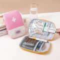 Portable Portable First-Aid Kit Medicine Buggy Bag Small Medicine Bag Travel Storage First Aid Kits Macaron Color. 
