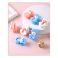 Bear Quilt Holder Invisible Needleless Sheet Quilt Cover Clip Anti-Run Dual Card Clip Cartoon Quilt Anti-Slip Buckle 30Piece.