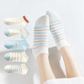 Women's Socks Spring and Summer Four Seasons ins Bear Socks for Women Low Top Shallow Mouth Ankle Socks Low Cut Socks Stall Supply Wholesale Socks. 