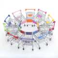 Cute Mini Shopping Cart Toy for Kids Pretend Toddler Gift/Showpiece. 