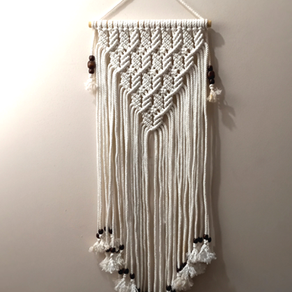 AbuZZZ Macrame  Boho Wall Hanging, Wall hanging decoration , Bedroom, Living Room Hanging Decorations,  Farmhouse Decoration Accessories, Room decoration items, Dream catcher,  Aesthetic room decoration