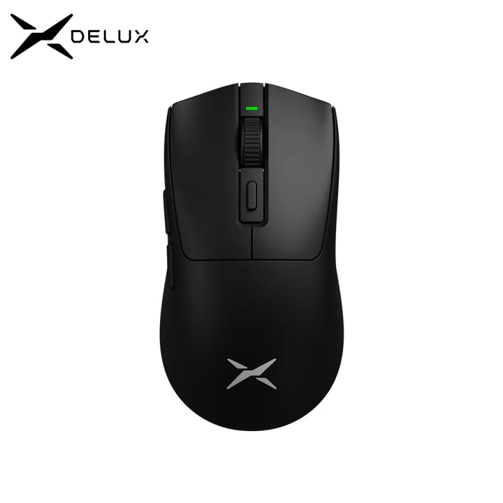 Delux M600 Series Wireless Gaming Mouse 52g Lightweight 2.4G Dual Mode Connection 26000DPI Macro Rechargeable Mice for PC Gamer