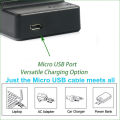 Lanfulang USB Battery Charger for Sony DSC-T5 DSC-T9 DSC-T10 DSC-T11 DSC-T33 DSC-P100 DSC-P120 DSC-P150 DSC-P200 DSC-T30. 