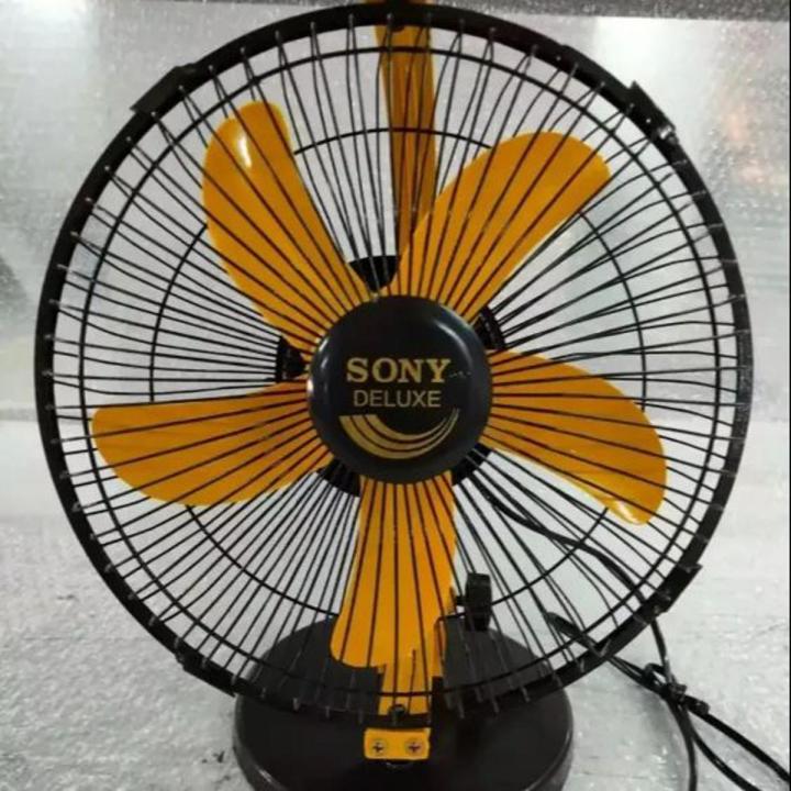 9 Inch High Speed Fan (Black and Yellow)