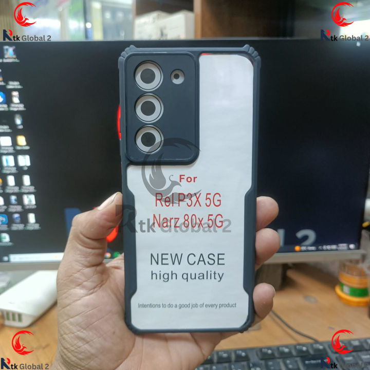 Realme P3x 5G // Realme Narzo 80x 5G // Premium Silicone xunnd Case Protective Mobile Phone Back Cover