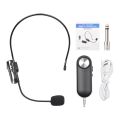 UHF Headset Wireless Microphone Professional Wireless Mic Set - black. 
