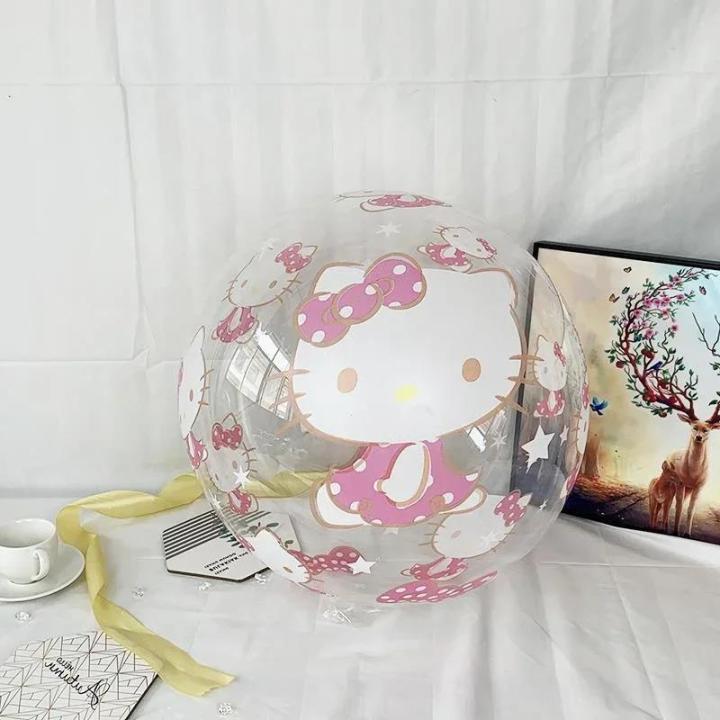 Kawaii%20Hello%20Kittys%2024%20Inch%20Printed%20Transparent%20Balloon%20Cute%20Cartoon%20My%20Melodys%20Kuromis%20Kids%20Birthday%20Party%20Decorative%20Balloon%20-%20Image%202