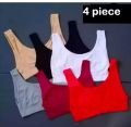 4 Pieces Semis Bra Genji For Women And Girls random color. 