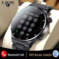 LIGE BW0382 NFC Smartwatch for Men - Heart Rate and Blood Pressure Monitor. 