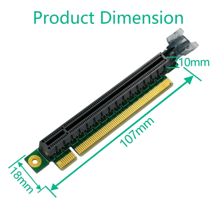 PCIE%2016X%20Riser%20Card%20Adapter%20PCI%20Express%203.0%20PCI-E%20to%20PCI-E%2016X%20Slot%20Converter%2090%20Degree%20Connectors%20for%201U%20Server%20Easy%20Install%20-%20Image%203