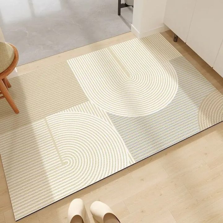 Stripe Ins Door Mats Non-slip Floor Mat Modern Living Room