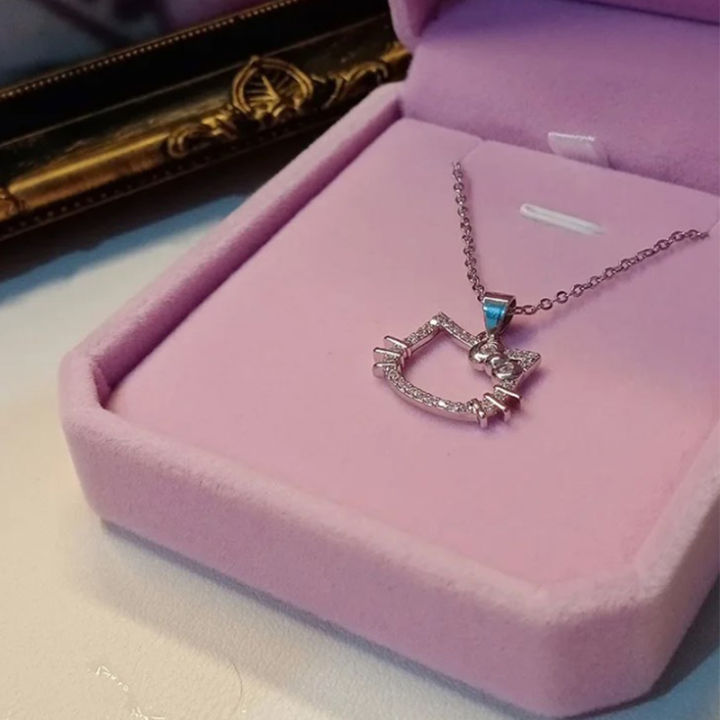Hello%20Kitty%20Birthday%20Gift%20Kitty%20Necklace%20Female%20Sweet%20And%20Lovely%20Pendant%20Collarbone%20Chain%20For%20Girlfriends%20Walk%20Gift%20Hot%20Selling%20-%20Image%204
