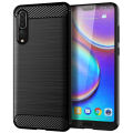 lthmy for Huawei P20 Pro Case Carbon Fiber TPU Soft Silicone Back Cover Armor Phone Case Casing.