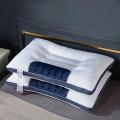 Ketsumeishi Pillow Cervical Support Single Double One-Pair Package Home Improve Sleeping Low Loft Pillow Cervical Pillow Insert.