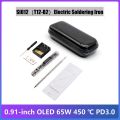 SIO12 (T12-B2) Electric Soldering Iron Intelligent OLED Built-in Buzzer Soldering Iron with Box.