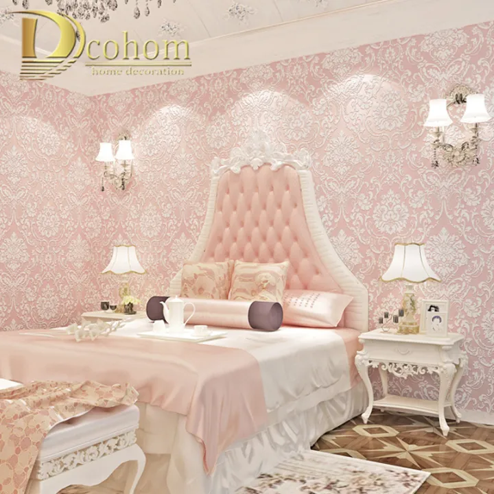 Luxury%20White%20Damask%203d%20Stereoscopic%20Embossed%20Wallpaper%20non%20woven%20Wall%20Paper%20Roll%20Bedroom%20Living%20Room%20Wall%20Cover%20Blue%20Cream%20Pink%20-%20Image%203