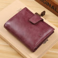 Wholesale 2024 New Men's Wallet Genuine Leather Short Zipper Wallet Multifunctional Driver's License Card Holder Vertical Wallet. 
