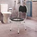 Folding Toilet Seat Stable Seniors Squatting Toilet Stool Chair for Bathroom. 