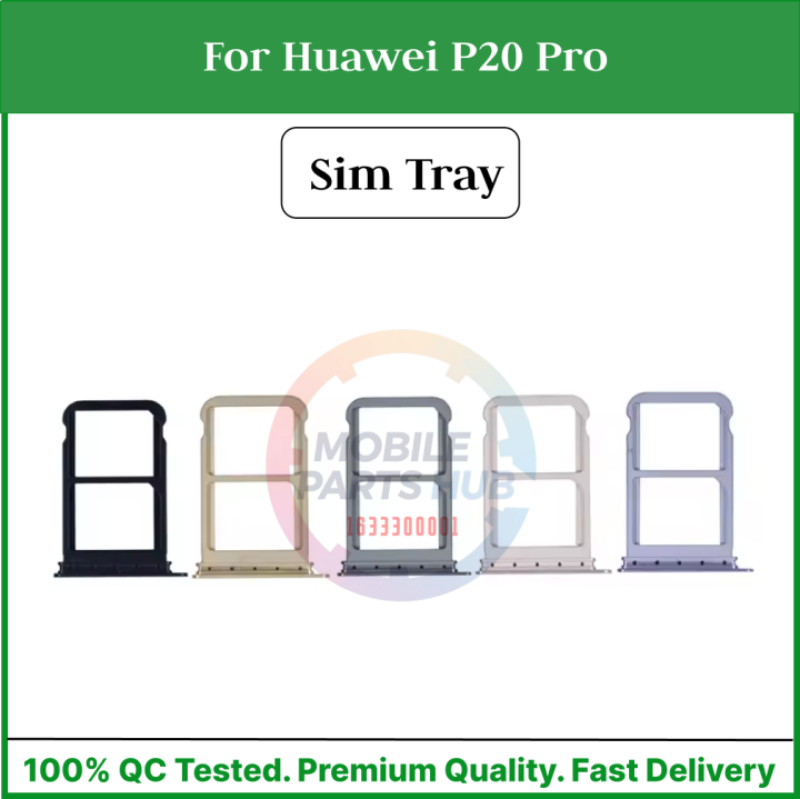 Huawei P20 Pro Sim Tray Micro SD Card Slot with Sim Ejector Pin Replacement Part