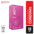Skore Dotted Raised Dots 1500+ Dot Vanilla Flavoured Condom - 10pcs (Made In India).