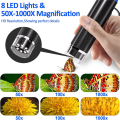 Wireless Digital Microscope,50X-1000X Magnification WiFi Camera. 