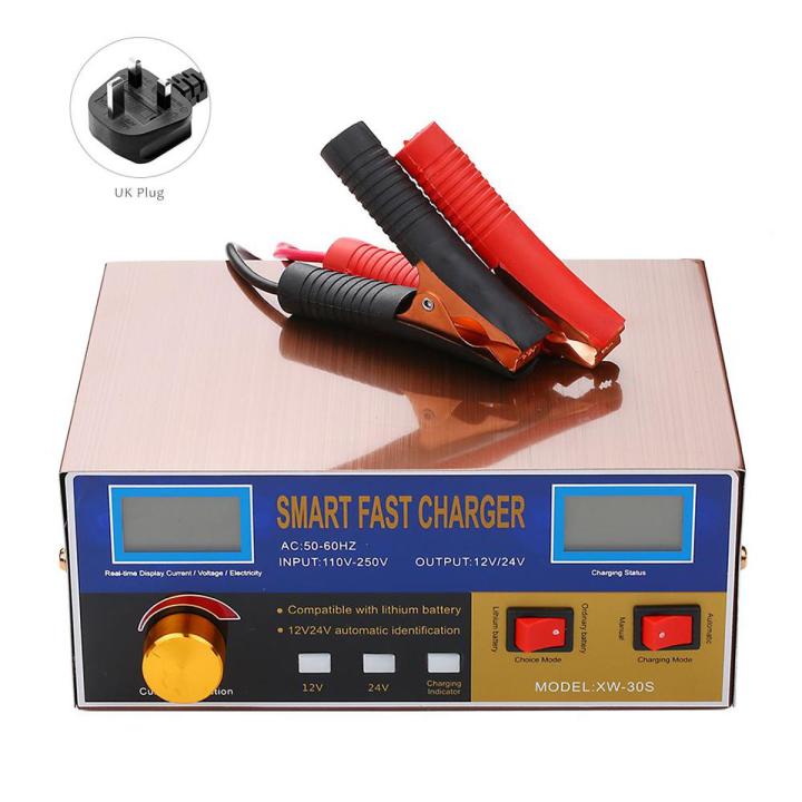 12V/24V 15A/18A 6-400AH Multifunctional Smart Pulse Repair Charger and Maintainer for Lithium/Lead-Acid