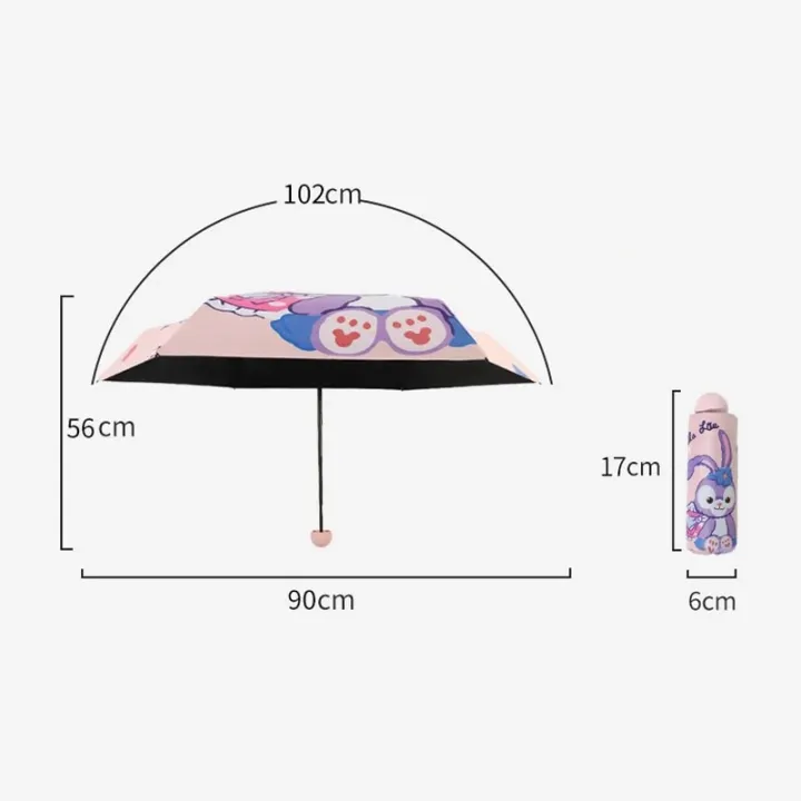 Sanrio%20Automatic%20Umbrella%20Cinnamoroll%20Kuromi%20Sunny%20Rain%20Dual%20Use%20Cinnamoroll%20Kuromi%20Folding%20Black%20Coated%20Bumper%20Fabric%20Gift%20-%20Image%206
