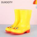 Cartoon Cute Duck Dolphin Children Rain Shoes for Boys Girls Waterproof PVC Rubber Non Slip Toddler Kids Rain Boots. 