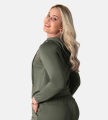 Leafletic Premium Ladies Comfort Adjustable Cropped Hoodie. 