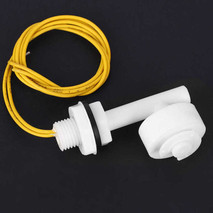 Level float switch DC220V liquid water level sensor Right angle side mount for aquarium boat pump