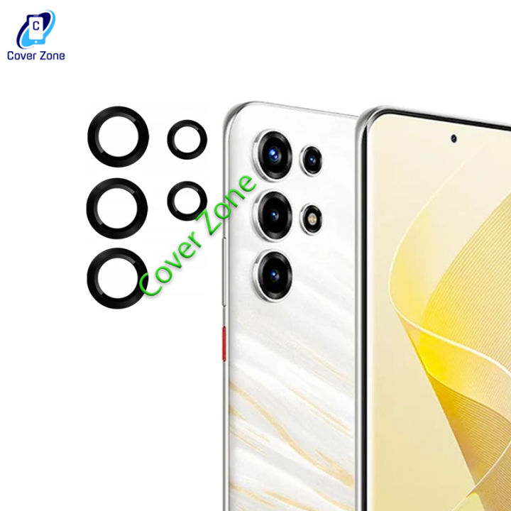 itel Super 26 Ultra Lens Protectors Metal Ring Case Camera Tempered Glass Protector