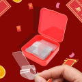 60pcs/box Multifunctional Double Sided Adhesive Tape Strips Sticky Nano Tape Washable Clear Grip Tape With Storage Box For Home Office. 