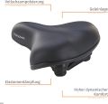 Meghna Saddle 2601 Seat Bike Saddle, Bicycle Seat, Comfortable Wide Big Bum Bike Soft Pad Saddle Seat for Outdoor Mountain MTB. 