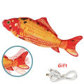 Baby Electric Plush Toy Simulation Animal Electric Swing Fish Pacify Toy Cat Pet Toy Gift.