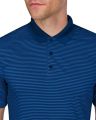 Three Sixty Six Dry Fit Golf Shirts - Short Sleeve Mens Stripe Polo Shirt Lightweight and Breathable Gym Sportswear Fitness.