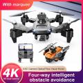 New Sensor Drone Four-way Obstacle Avoidance Drones 4K Dual Camera Optical Flow Hover RC Mini Dron With Running Light. 