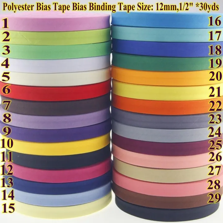 Polyester%20Bias%20tape%20Bias%20Binding%20Tape,bias%20tape,size:12mm,%20width:1/2%20inch,%2030yds%20the%20least%20narrowest%20DIY%20Sewing%20folded%20bias%20tape%20-%20Image%203