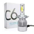 বাইকের জন্য c6 led হেডলাইট h4-1 পিস - bike accessories. 
