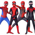 Kids Superhero Spiderman Cosplay Costume Iron Man Black Panther Zentai Jumpsuit Bodysuit Halloween Party Costumes for Boys Girls. 